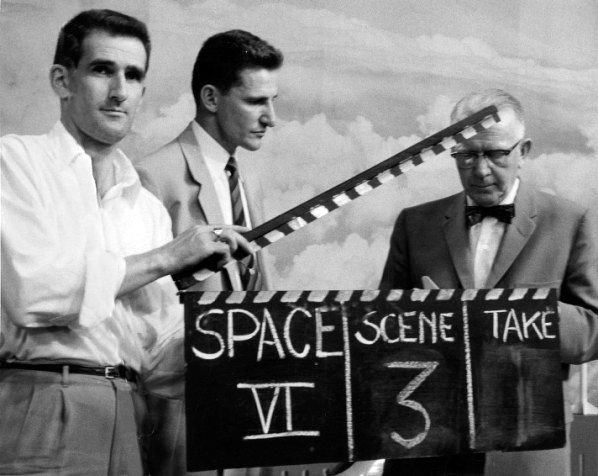 Television production clapperboard for What Happened to Marie Fargus article